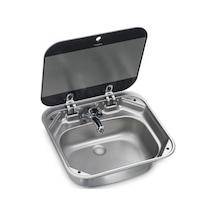 Dometic Sng 4237 Cam Kapaklı Kare Karavan Lavabo-Evye