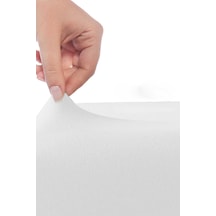 Çift Kişilik Düz Penye %100 Pamuklu Lastikli Çarşaf 160x200 Newsheet Beyaz Renkli
