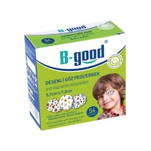 B-good Desenli Erkek Çocuk Göz Kapama Pedi Bandı 54 Adet