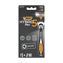 Bıc Hybrid 5 Flex Sistem Tıraş Bıçağı 1 Sap + Yedek Kartuş - 3 Adet Tarı