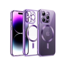 Apple İphone 12 Pro Kılıf Kross Magneticsafe Kapak - Mor 0.2M-Çok Renkli