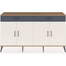 Arges Konsol 4 Raflı 2 Çekmeceli 4 Kapaklı 176x30x99 Çam-aytaşı/a Çam-aytaşı/antrasit