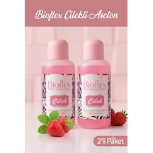 Bioflex Çilekli Aseton 220 Ml 2 Adet