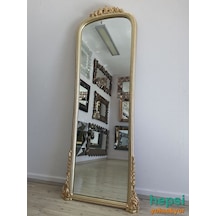 Matmazel Model Platin Altın Renk Varaklı Boy Aynası