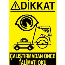 Kullanmasını Bilmediğin... Uyarı Tabelası - 20x30 Foreks - M21