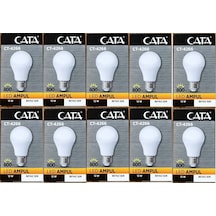 Cata Ct-4266 12w Watt Led Ampul 6500k E27 Duy Beyaz Işık 10 Lu