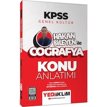 Yediiklim Yayınları 2025 Kpss Genel Kültür Hakan Bileyen İle Coğrafya Konu Anlatımı