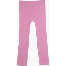 Koton Basic Fitilli Tayt Beli Lastikli Pembe 3skg40146ak 3SKG40146AK288 Gül
