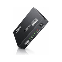 4k Ultra Hd Hdmı Splitter, 1 Giriş 4 Çıkış Görüntü Çoklayıcı, 30hz Hdcp Uyumlu Dağıtıcı, Tv Monitör Projektör İçin Metal Kasa, Nikel Kaplama, 5v 1a Güç F211