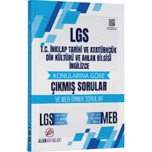 8. Sınıf Lgs T.c. İnkılap Tarihi Din Kültürü Ve İngilizce Konularına Göre Çıkmış Sorular Alan