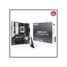 Asus B850m Max Gamıng Wıfı, 4xddr5, 3x M2, Hdmı, Dp, Type-c, Wi-fi 6, Bluetooth V5.4, Am5 Soket Gamı