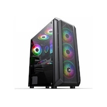 Powerboost PBH016BB ARGB USB 3.0 Mesh E-ATX Mid Tower Oyuncu Kasası