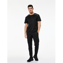 Koton Paçası Lastikli Beli Bağcıklı Cepli Jogger Spor Eşofman Altı Siyah 6wam40033nk Siyah