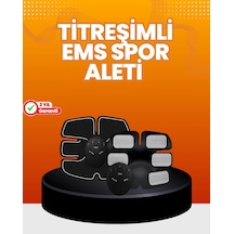 2025 A Kalite Ems Titreşimli Fitness Aleti Hızlı Kas Yapma Teknolojisi Siyah