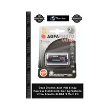 Özel Üretim Alet Pili Cihaz Parçası Elektronik Güç Agfaphoto Ultra Alkalin 6lr61 9 Volt Pil