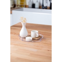Finehome Belly Pleksi Yuvarlak Tepsi
