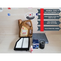 Honda Civic 2012-2015 Fb7 Eneos 5w30 Yağ 4lt - İthal Filtre Seti
