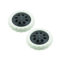 Tak Çıkar Pazar Araba Geçmeli Bebek Arabası Tekerleği 15,5 Cm 2Ad