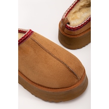 Ugg Tarzı Terlik Kahverengi 57447 Taba