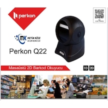 Perkon Q22 1D/2D Masaüstü Barkod Okuyucu (Usb)