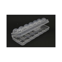 Eggo Portatif Plastik 12 Li Yumurta Taşıma Ve Saklama Kabı Asorti Şeffaf - 919283618 Şeffaf