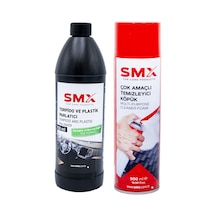 Çok Amaçlı Temizleyici Köpük Sprey 500 Ml + Torpido Plastik Parlatıcı 750 Ml.