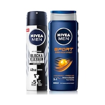 Men Erkek Sprey Deodorant Black&white Invisible Original Ve Men Sport Erkek Duş Jeli 500ml Diğer