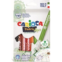 Carıoca Keçeli Kumaş Boya Kalemi Fıne 10 Lu 42909