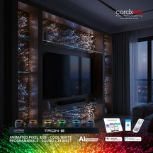 Tv Arkası Ünitesi Ambiyans Aydınlatma Fiber Optik Yıldız Seti - Eko Çok Renkli