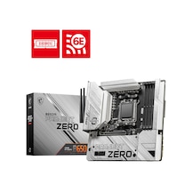 Msı B650m Project Zero Am5 Ddr5 7600mhz Oc Hdmı Dp M.2 Usb3.2 2.5g Lan Wı-fı 6e Matx