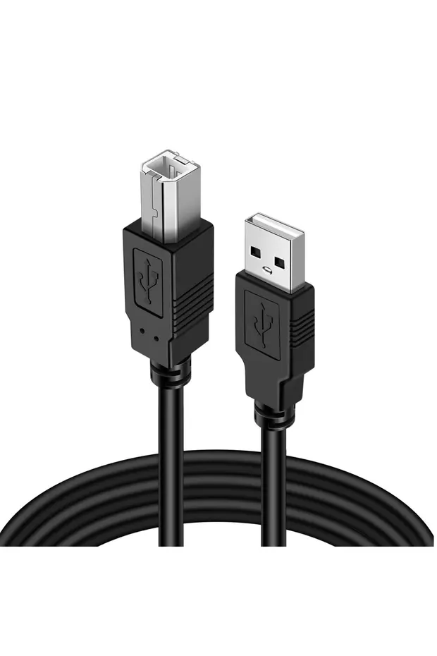 1.5 Metre 1.5mt Yazıcı Kablosu Printer Usb Bağlantı Bağlama Kablo Network Lazer Hp Canon Brother Serisi Uyumlu