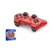 Nodar Nd600b Playstation 3 Uyumlu Kablosuz Titreşimli Gamepad - Kırmızı
