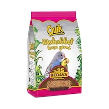 Quik 750 + 250 Gr Muhabbet Kuşu Yemi 1 KG