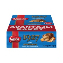 3 Adet Nestle 1927 Çifte Kavrulmuş Fındıklı Sütlü Çikolatalı Gofret 8 X 31 G