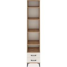 Arges Dolap 5 Raflı 2 Çekmeceli 44x30x221 Çam-aytaşı Çam