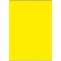 Bigpoint Fosforlu Fon Kartonu 50x70cm Sarı 50'li Paket