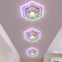 Oturma Odası Lamba Yatak Odası Mutfak Koridor Işık Armatür İçin 5w Modern Led Kristal Tavan Işık Çok Renkli Gizli Diğer