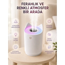 Ultrasonik Aroma Difüzör 7 Renk Led Işıklı Gece Lambası