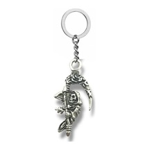 Azrail Death Reaper Kuru Kafa Figürlü Gümüş Renk Unisex Metal Anahtarlık Gotik Aksesuar