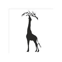 Zürafa Folyo Sticker 160cm Uzunluk Siyah