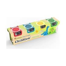 Oyun Hamuru Ecocup - 125 Gr 4'lü Set Dinozor Mavi-kırmızı-sarı- Yeşil 3 Adet Çok Renkli