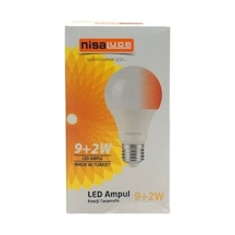 Nisaluce Eamp-074/bk 9+2w E27 Beyaz-kırmızı Led Ampul Bx40 Diğer