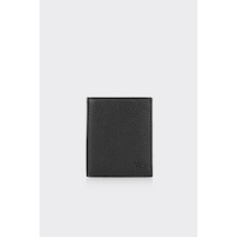 White Stone Siyah Premium Dikey Deri Erkek Cüzdan SİYAH