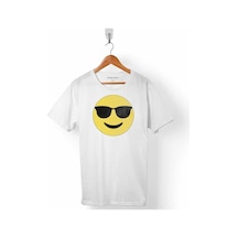 Gözlük Emoji Icon Smıle Glases Erkek Tişört 001