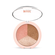 Golden Rose Nude Look Baked Trio Face Powder