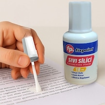 Sıvı Silici Daksil 3 Adet 18 Ml Fırçalı Sıvı Düzeltici Daksil Yazı Düzeltici Okul Ofis Büro Fırça Uçlu Daksi