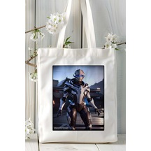 Art Hediye Mass Effect Oyun Baskılı Omuz Çanta Kişiye Özel Model 8 Çok Renkli