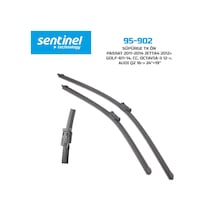 Sentinel Audi Q2 Jetta 4 Golf 6 Passat Cc Octavia  3  Silecek 600-480mm