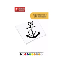 Gemi Çapası - Araç, Oto, Laptop, Duvar Uyumlu Sticker 40 52 Cm