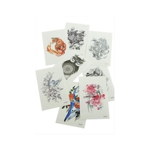 Karışık Tattoo Dövme Sticker